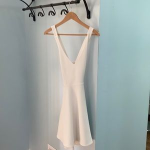 Lulus white mid dress Medium